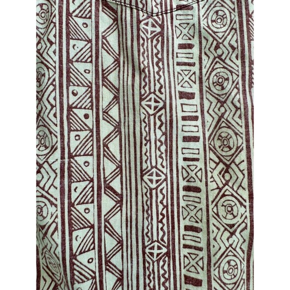 ONO & Company Reverse Print Mens Size MED Aloha Shirt Hawaiian Tiki Polynesian - Picture 4 of 6